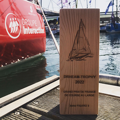 "DRHEAM Trophy 3e place Figaro Interaction"
