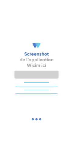 Aperçu de l'application Wizim
